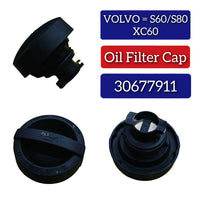 Oil Filter Housing Cap 30677911 Compatible With VOLVO S60 & S80 & XC60