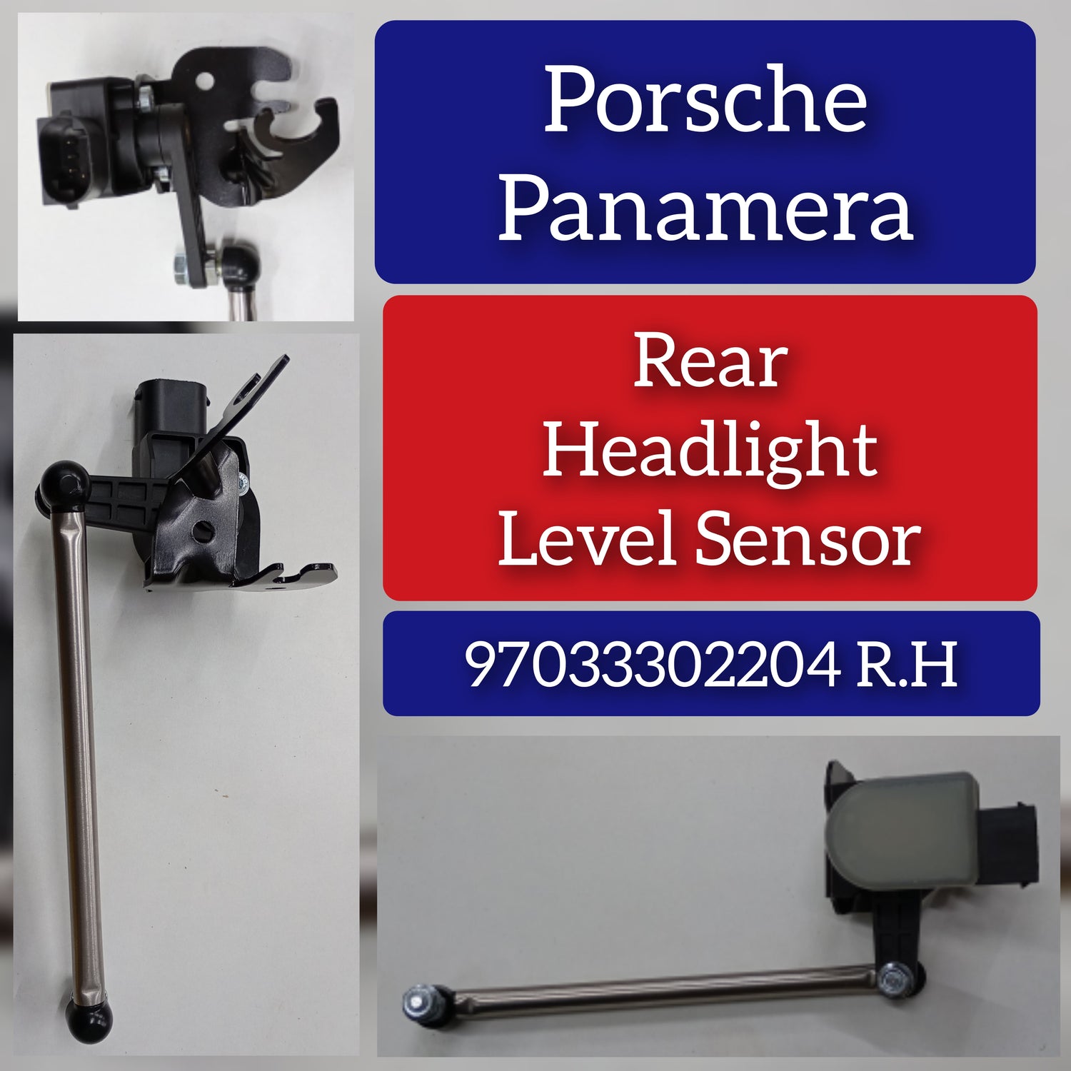 Rear Height Level Sensor Right  97033302204 Compatible With Porsche Panamera