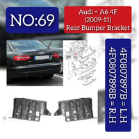 Rear Bumper Bracket Left 4F0807897B Right 4F0807898B  Compatible With Audi A6 4F(2009-2011)