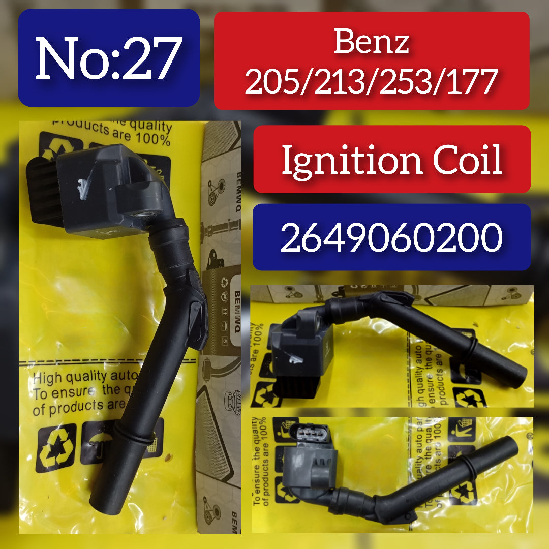 Ignition Coil 2649060200 A2649060200 2649061200 A2649061200 Compatible With MERCEDES-BENZ & A-CLASS Saloon (V177) & C-CLASS (W205) & C-CLASS Convertible (A205)