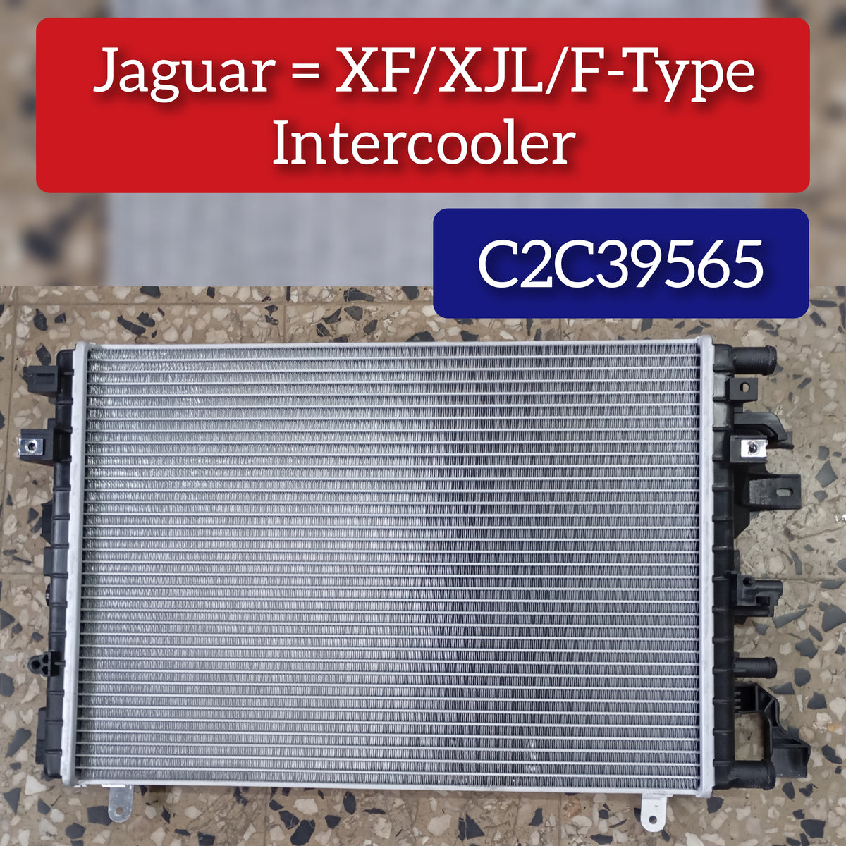Radiator C2C39565 Compatible With Jaguar  XF I (X250)