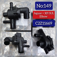 Thermostat Housing C2Z11669 LR062085 LR033675 LR039254 Compatible With DISCOVERY IV (L319) | LR4 DISCOVERY V (L462) RANGE ROVER IV (L405) RANGE ROVER SPORT I (L320) Tag No.149