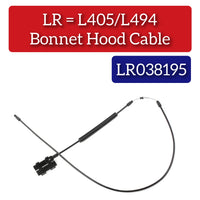 Hood Control Cable LR038195 Compatible With Range Rover Sport - L494 (2013-22)