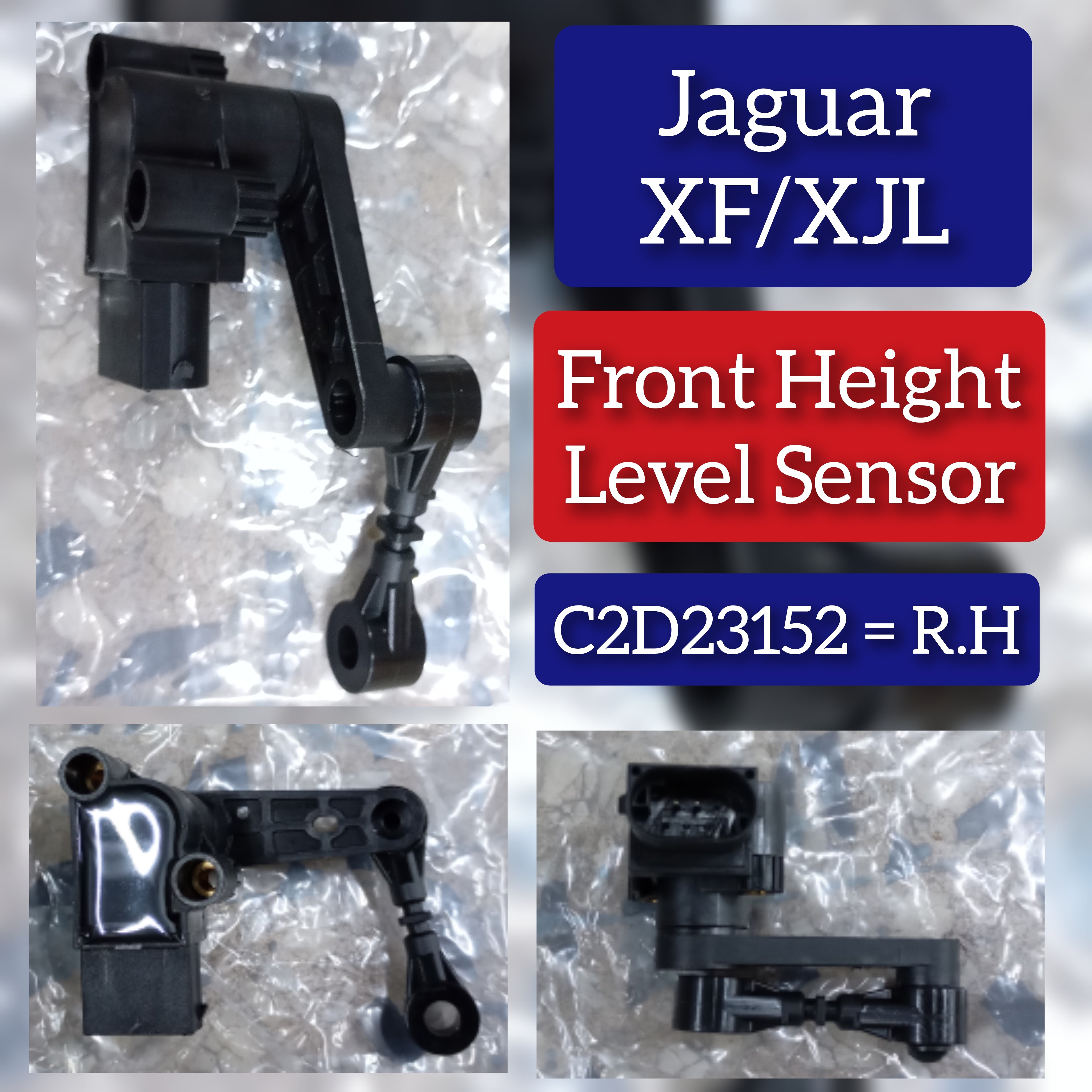 Height Level Sensor C2D23152 Compatible With JAGUAR XF I (X250) XJ (X351) XK II Convertible (X150) XK II Coupe (X150)