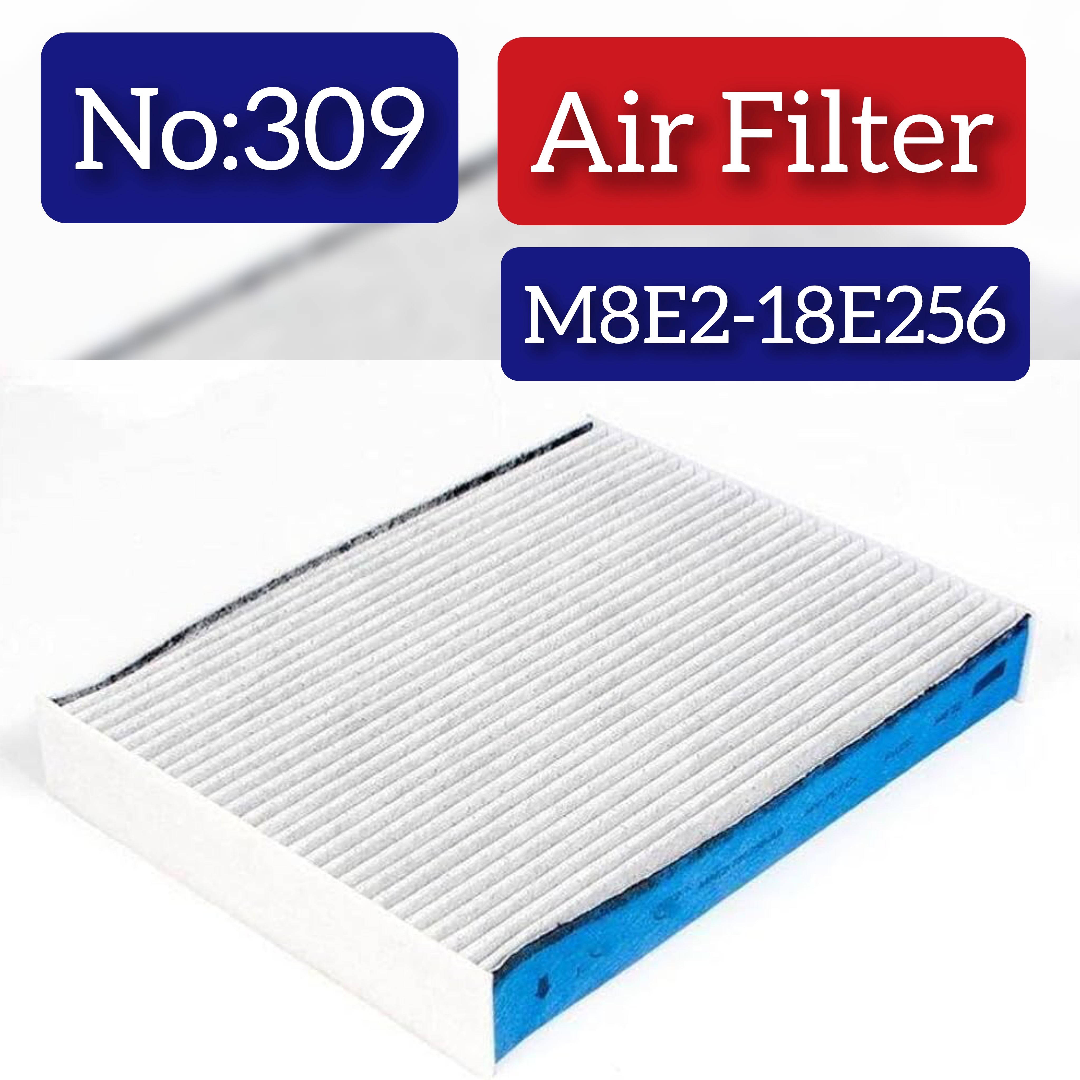 Cabin Filter M8E2-18E256 & LR153587 & LAO1955 Compatible With Land ROVER RANGE ROVER V (L460)Cabin  Filter E1258l/LR152100 Compatible With Land ROVER RANGE ROVER V (L460) Tag.309