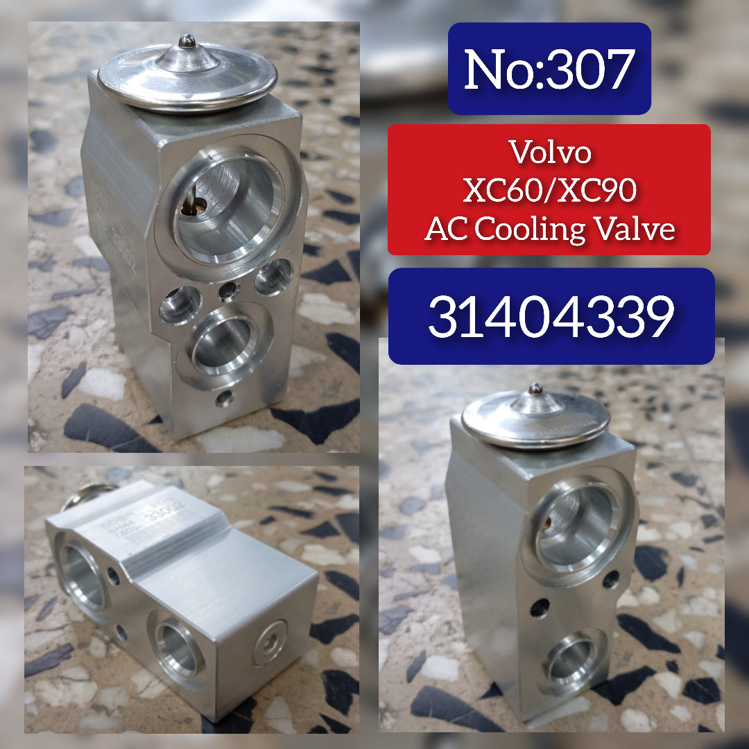 AC Cooling Expansion Valve 31404339 32260835 Compatible With VOLVO XC60 II (246) & XC90 II (256) Tag No.307