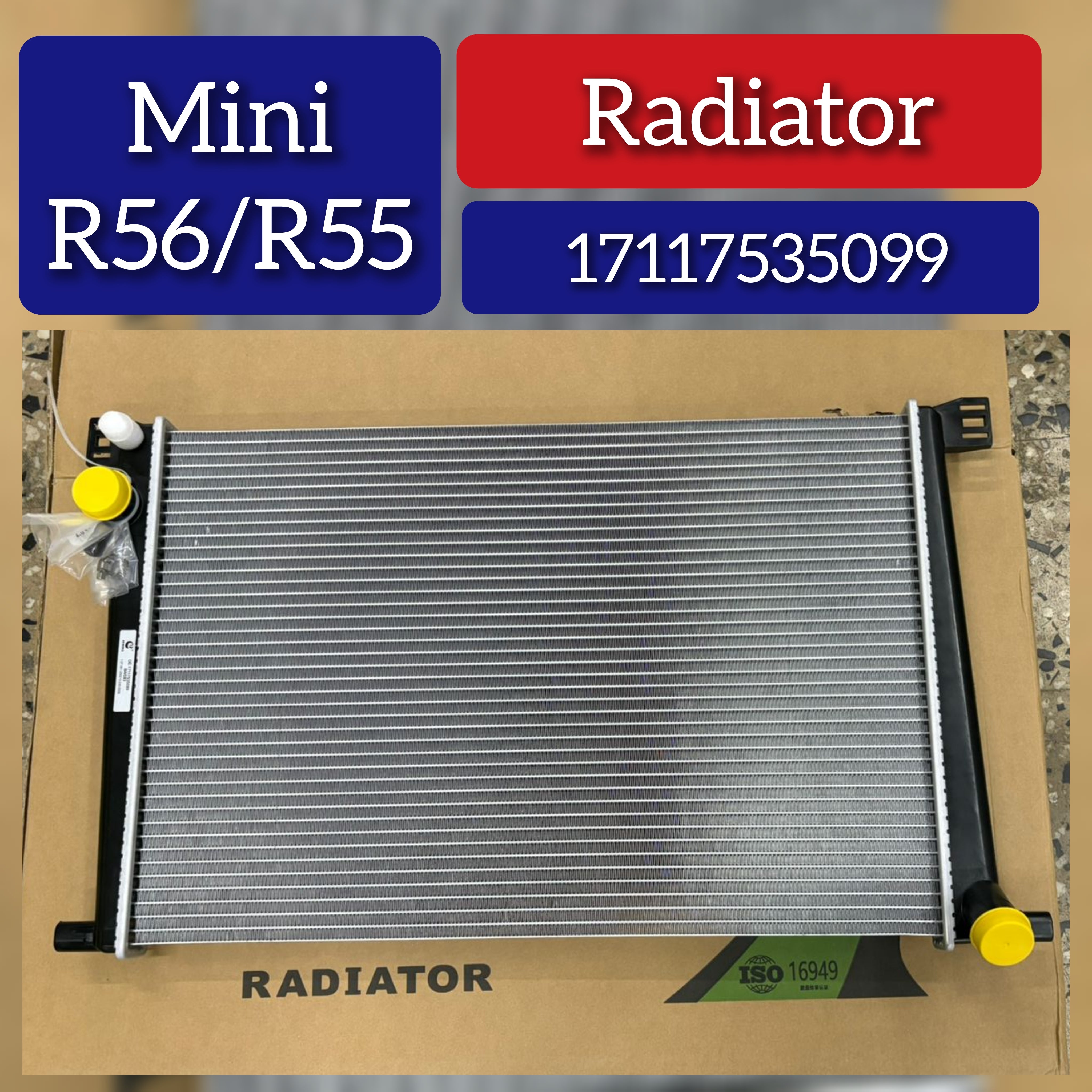 Radiator 17117535099 Compatible With MINI COUNTRYMAN (R60) | MINI COUNTRYMAN / COOPER COUNTRYMAN | CROSSOVER