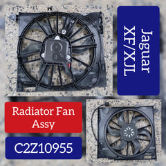 Engine Radiator Cooling Fan Assembly C2Z10955 Compatible With JAGUAR XF 250