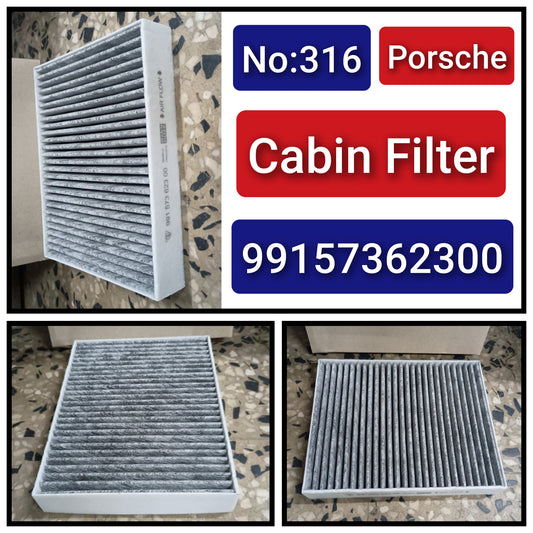 Cabin Filter E3940LB & 99157362300 & LAK812 Compatible With BMW 1 (F20) 1 (F21) 2 Coupe (F22, F87) & PORSCHE 718 BOXSTER (982) 718 CAYMAN (982) Tag.316