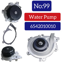 Water Pump 6542000001 6542010010 6542010110 A6542007700 A654200230080 A6542000001 A6542002300 A6542010010 A6542010110 Compatible With Mercedes Benz W205 W213 Tag No.99