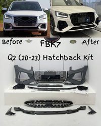 Front Bumper Kit Compatible With Audi Q2 {2020-2023}  Hatchback Kit FBK.7