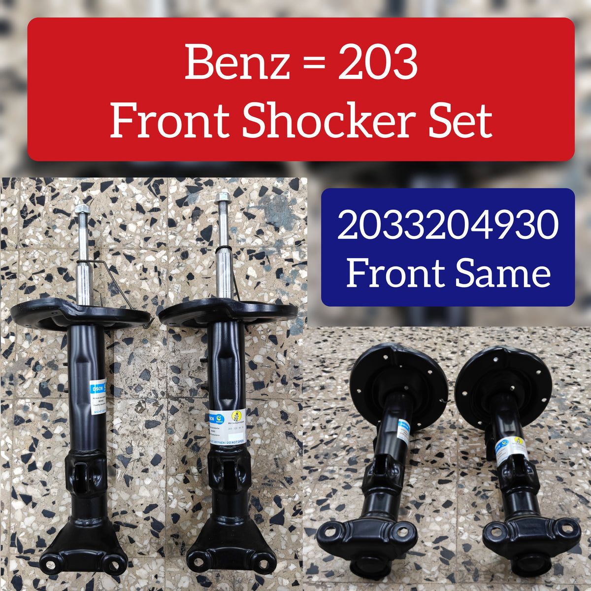 Shock Absorber 2033204930 A2033204930 2033201930 A2033201930 Compatible With Mercedes Benz W203