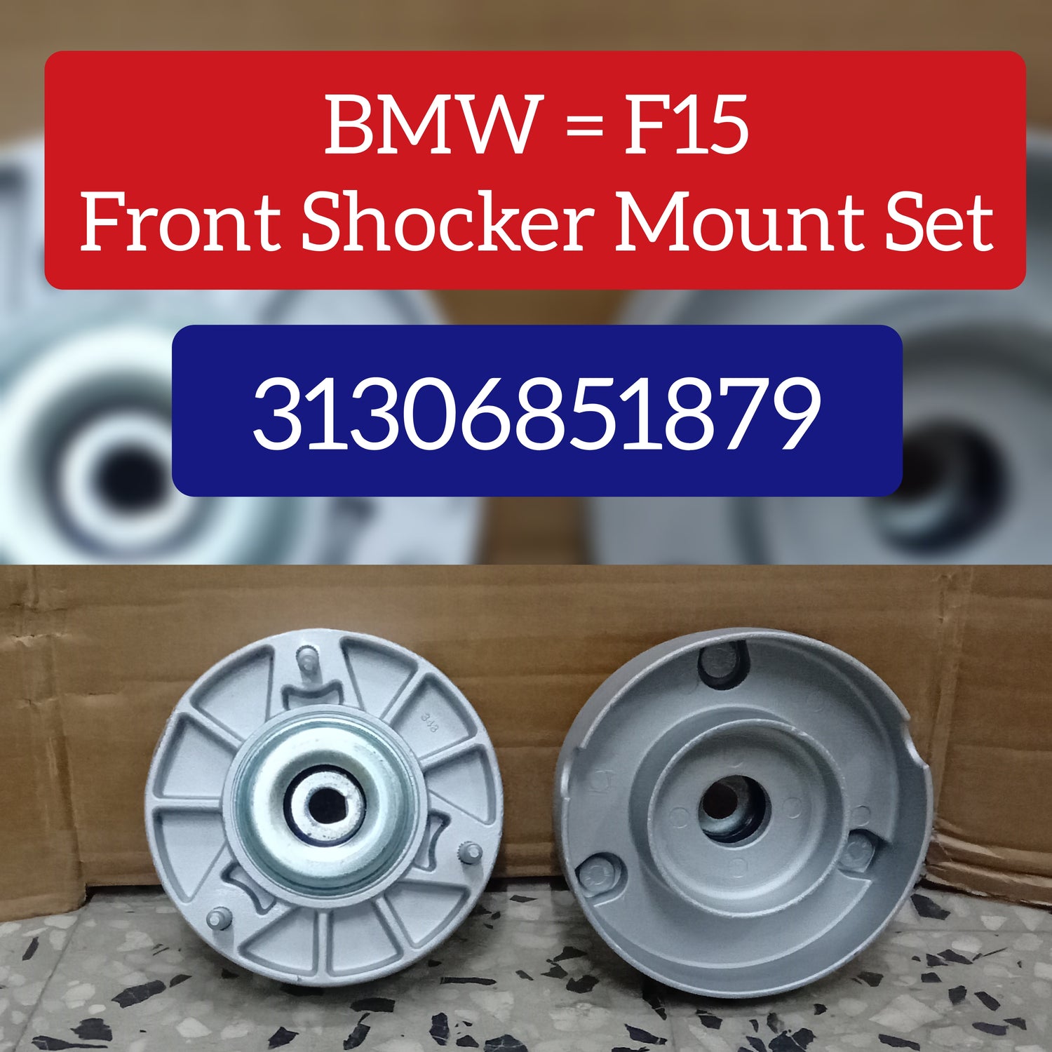 Front  Suspension Strut Mount 31306851879 31306851880 Compatible With BMW X5 (F15, F85)