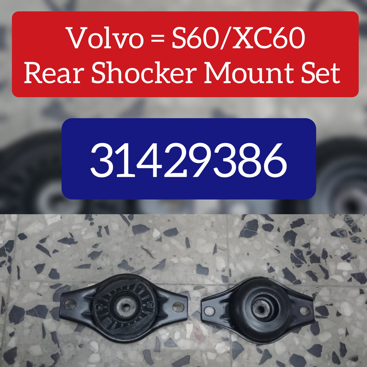 Rear Shock Absorber Mount 31429386 31317461 Compatible With VOLVO XC60 I SUV (156)
