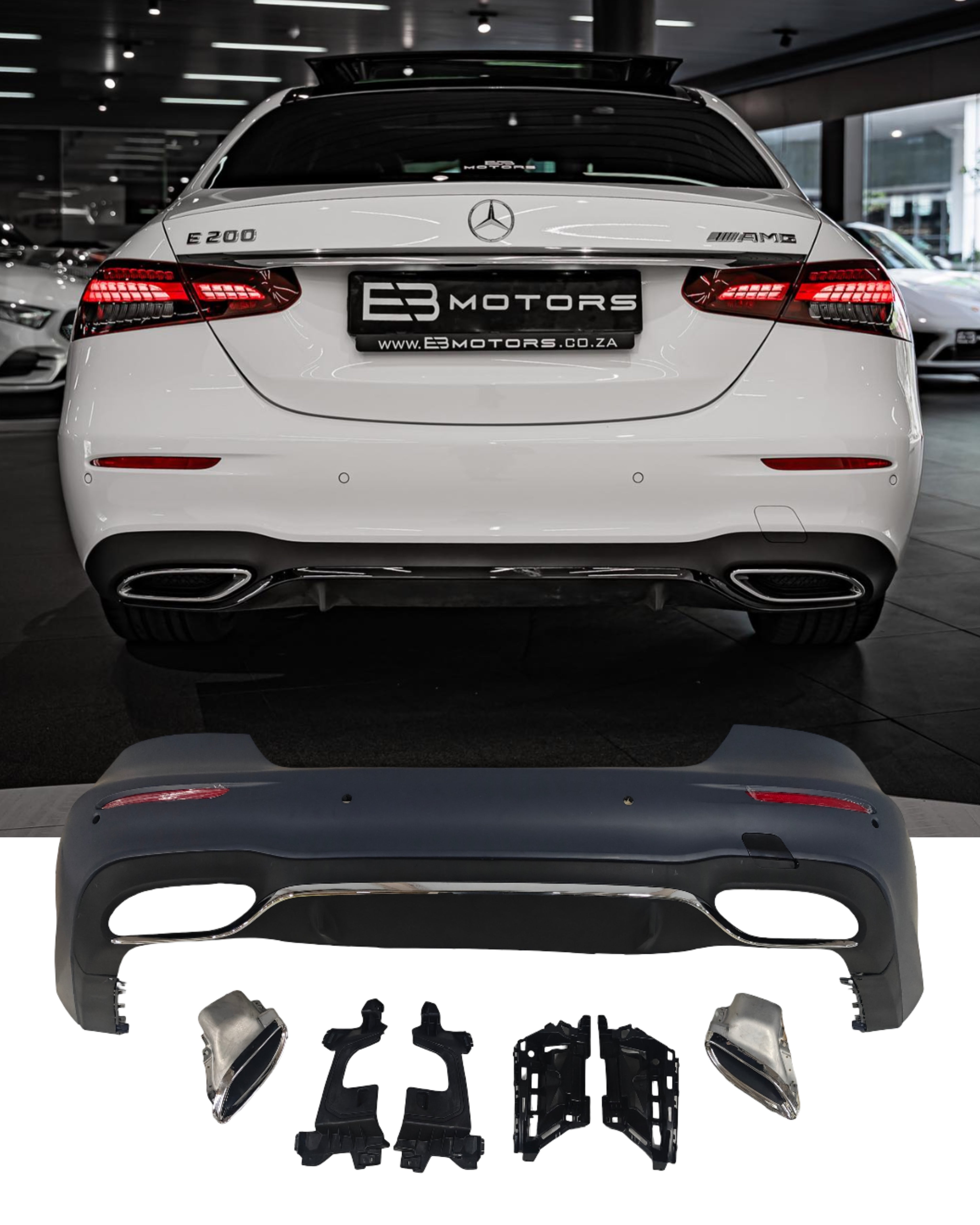 Rear Bumper Kit 2138854305 Compatible With Mercedes Benz E-Class W213 (2021-23) RBK1