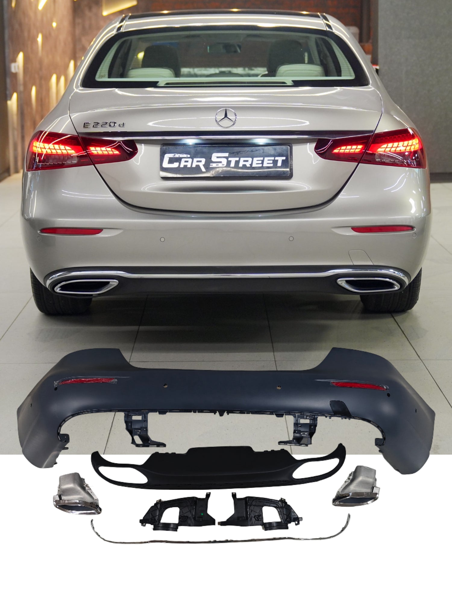 Rear Bumper Kit 2138854903 Compatible With Mercedes Benz E-Class W213 (2020-23) RBK2