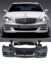 Front Bumper Kit 2218805940 Compatible With Mercedes Benz S-Class W221 (2010-13) FBK207
