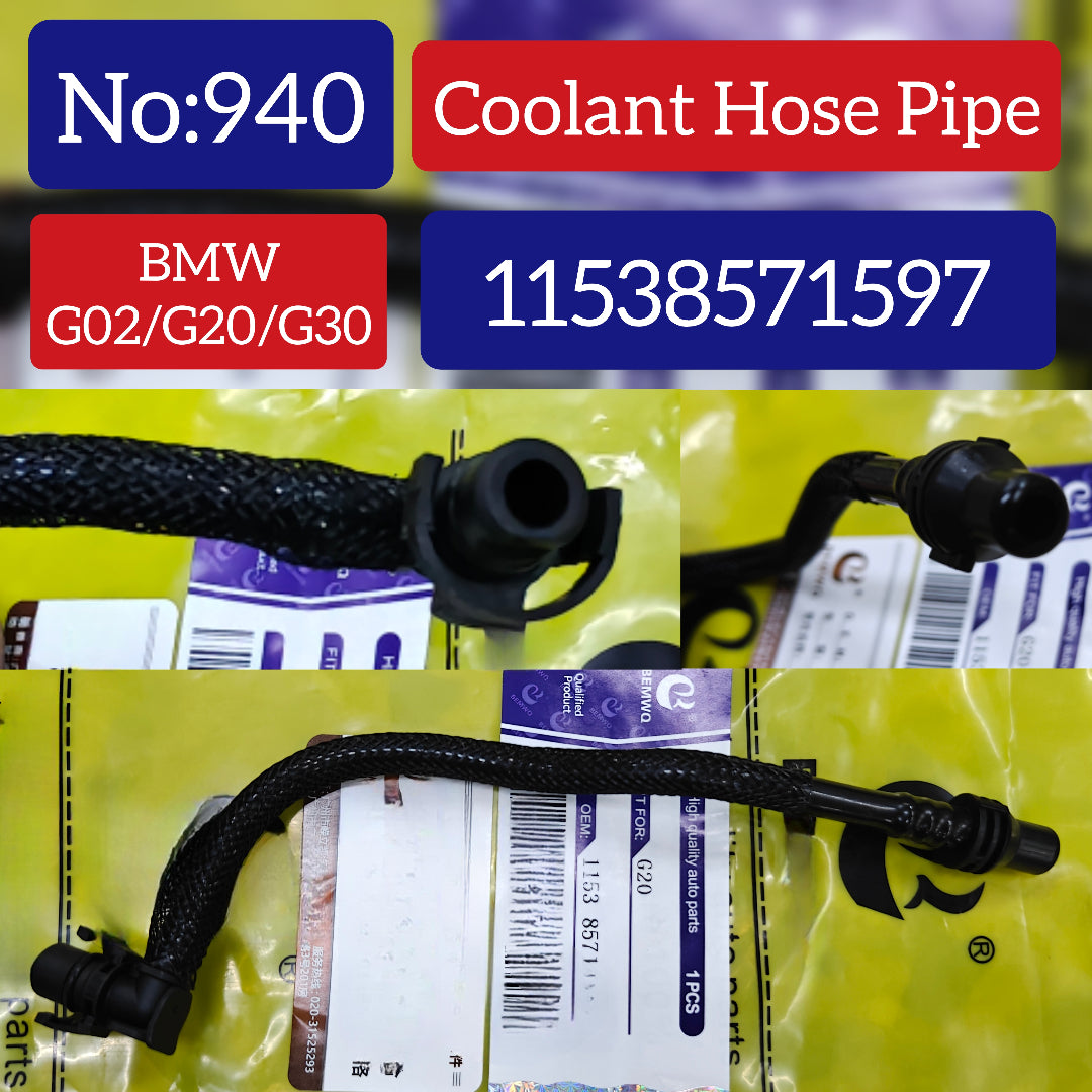Coolant Tank Hose 11538571597 Compatible With BMW G20/G30 Tag No.940