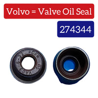 Valve Oil Seal 274344 Compatible With Volvo S80