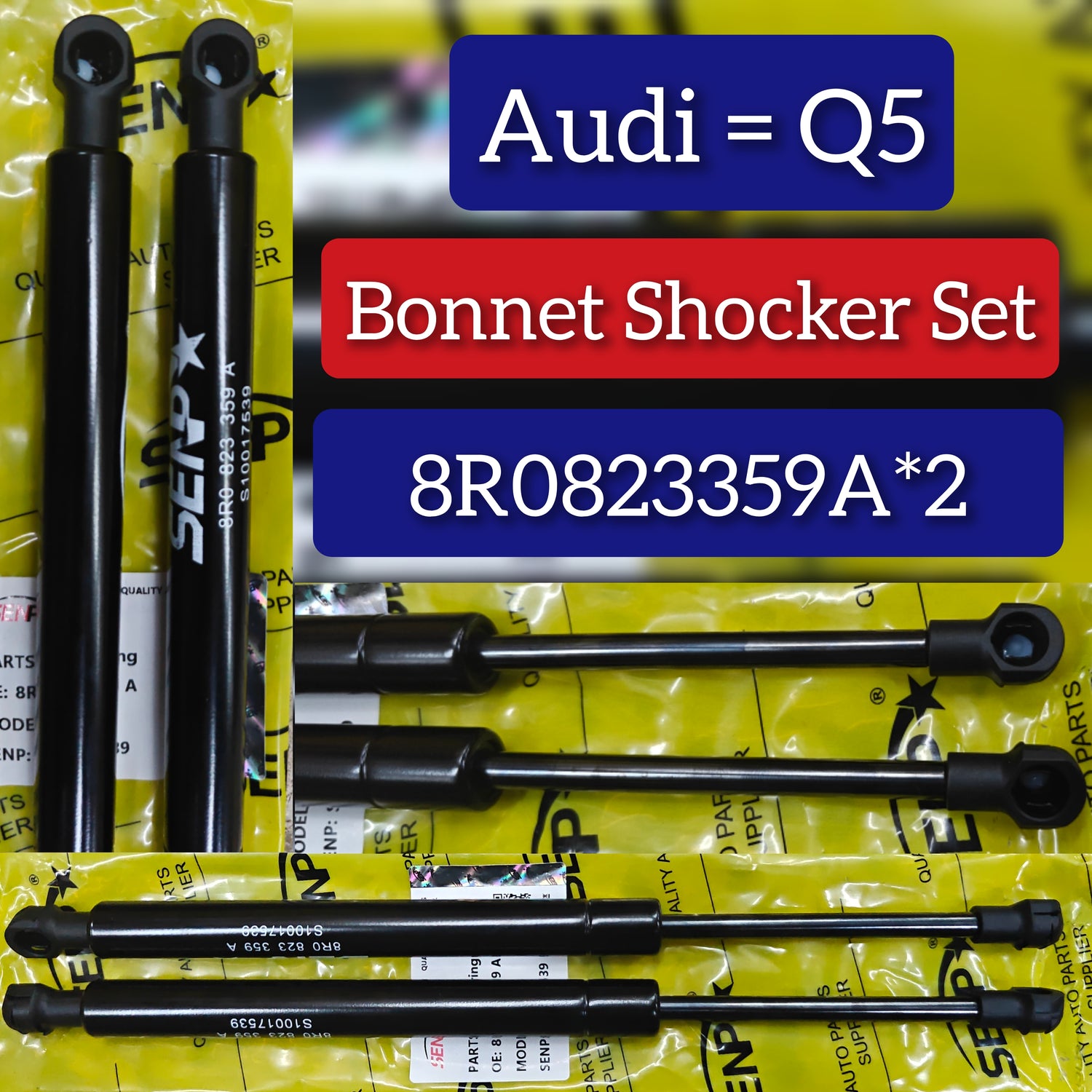 Front Bonnet Shockers 8R0823359A Compatible With Audi Q5, Audi SQ5