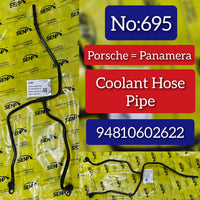 Coolant Hose Pipe 94810602622 Compatible With Porsche Panamera Tag No.695