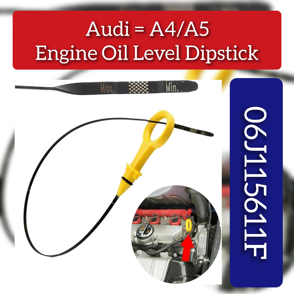 Oil Dipstick 06J115611E 06J115611F 06J115611L Compatible With Audi A4 2009-2017,For Audi A4 Quattro 2009-2017,For Audi A5 Quattro 2010-2017