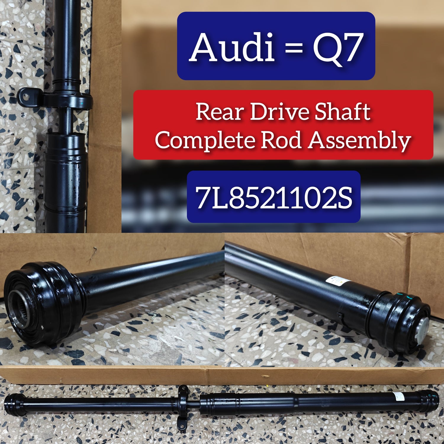 Rear Drive Shaft 7L8521102S Compatible With AUDI Q7 (4LB)