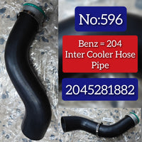 Intercooler Hose 2045281882 Compatible With Mercedes Benz W204 Tag No.596