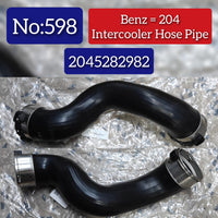 Intercooler Hose 2045282982 2045286582 Mercedes Benz W204 Tag No.598