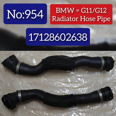 Engine Radiator Coolant Hose 17128602638 Compatible With BMW G30 G38 Tag No.954