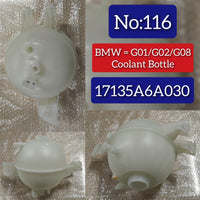 Coolant Expansion Tank 17138742660 17135A6A030 17138610660 Compatible With BMW G01 G02 G08 Tag No.116