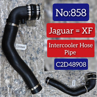 Inter Cooler Hose Pipe C2D48908 Compatible With Jaguar (Xf) Tag No.858