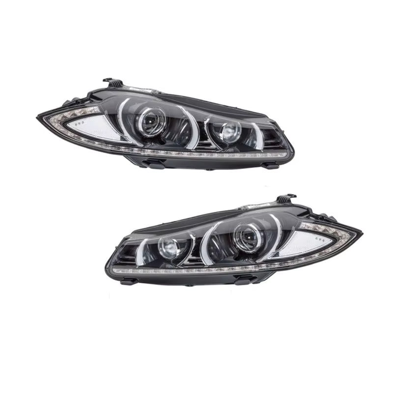 Complete Headlight Assy Set Left C2Z31447 & Right C2Z31444 Compatible With Jaguar XF (2012-2015) Tag No.14