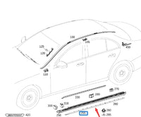 Front Door Chrome Left 2136980162 & Right 2136980262 Compatible With MERCEDES BENZ E-CLASS W213 2016-2019  Tag No.203