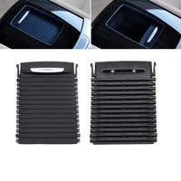 Rear Drink Cup Holder Rolling Curtain Cover Trim Blind Shutter 52207217530 Compatible With BMW 7 Series F01 F02 F03 F04 2009-2014