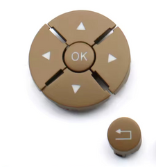 Steering Wheel Buttons (new model) Yellow Left 22182157518490  Right 22182158518490 Compatible With Mercedes Benz S CL Class W221 W216