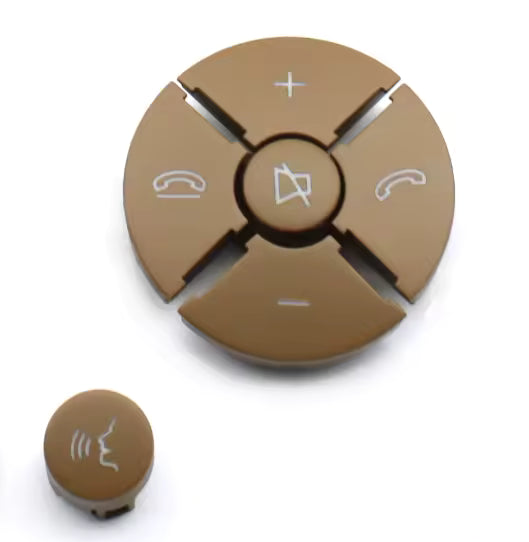 Steering Wheel Buttons (new model) Yellow Left 22182157518490  Right 22182158518490 Compatible With Mercedes Benz S CL Class W221 W216