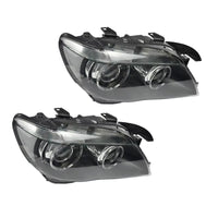 Complete Headlight Set Left 63127162111 & Right 63127162112 Compatible With BMW E65 2005-2009