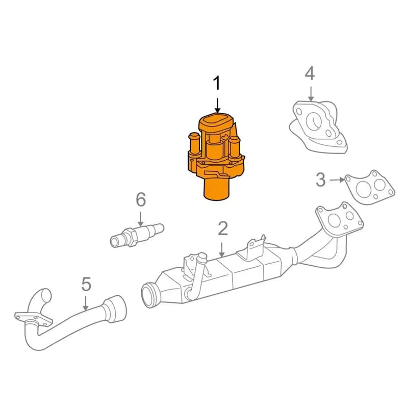 Exhaust Gas Recuperation EGR Assembly 6421401960 A6421401960 Compatible With MERCEDES-BENZ  E-CLASS (W212) & M-CLASS (W164)