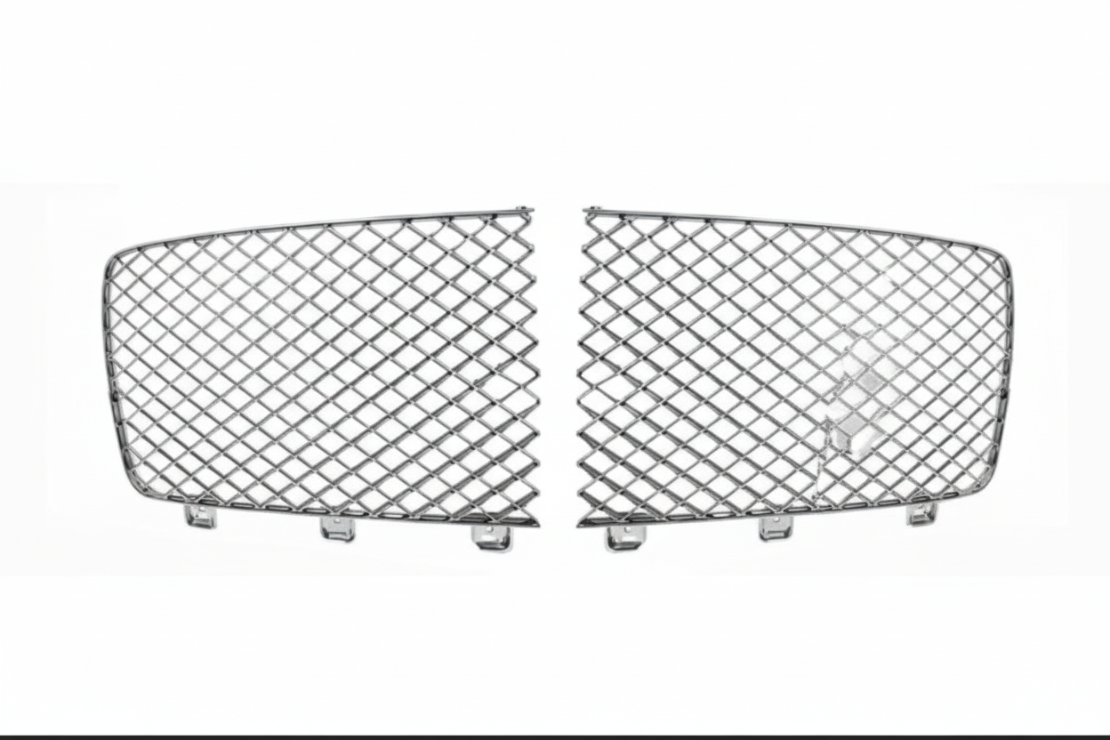 Front Bumper Grill ( Chrome ) Left 36A853683 & Right 36A853684 Compatible With Bently Bentayga
