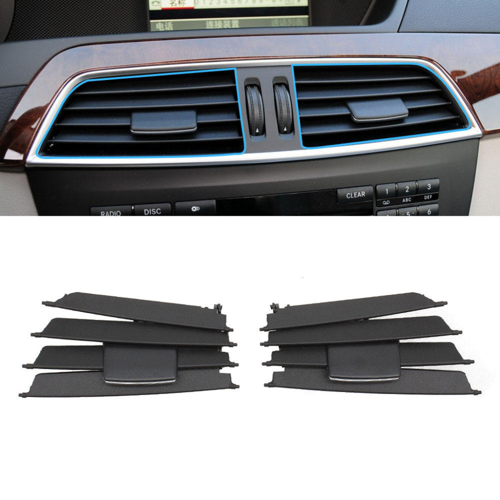 Center AC Conditioner Air Vent Grill Outlet Tab Clip Repair Kit  Black  2048306154 2048306054 Compatible With MERCEDES BENZ C-CLASS W204 LCI Tag-ACR-13