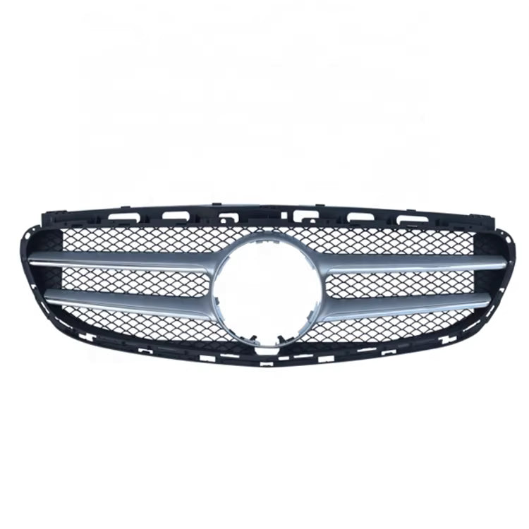 Black Double Chrome Central Show Grille 2468801283 Compatible With Mercedes Benz W246 (2015-2018) Tag No:41
