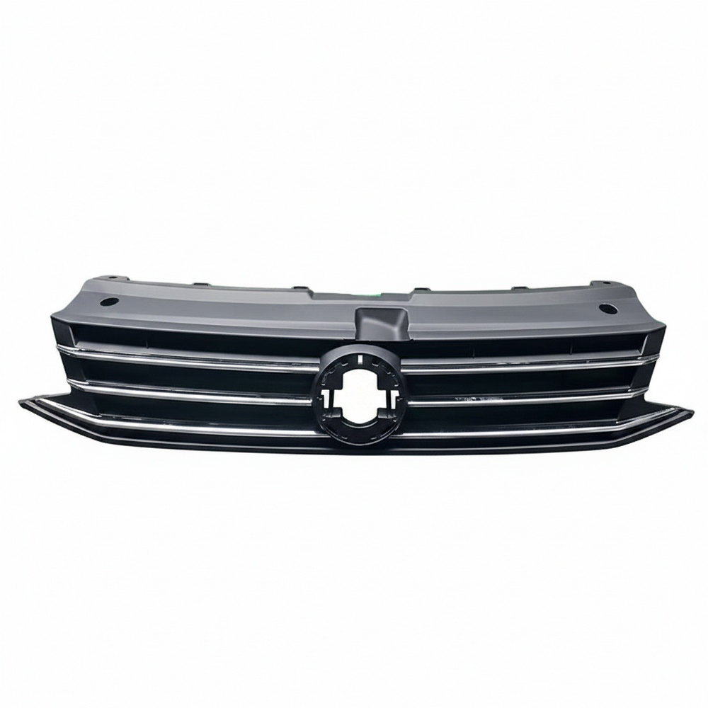 Front Bumper Chrome Grill 6RU853653B Compatible With VOLKSWAGEN VENTO (2015-2018)