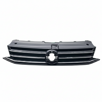 Front Bumper Chrome Grill 6RU853653B Compatible With VOLKSWAGEN VENTO (2015-2018)