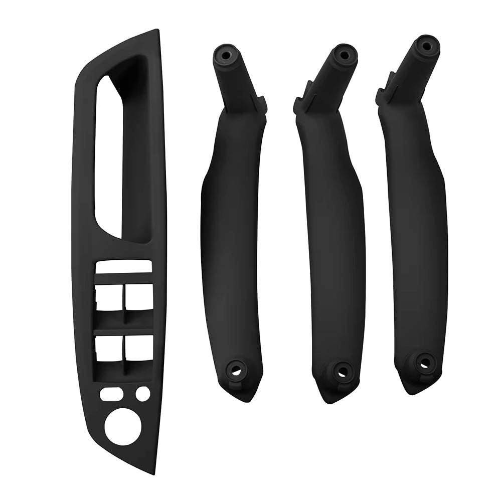 Inner Door Pull Handle With Leather Cover Full Set 51416975792 51416969401L 51416969402R 51417256385L 51417256386R/ 51416975792 51416969401L 51416969402R 51416970235L 51416970236R Compatible With BMW E70/E71/E72 X5 X6
