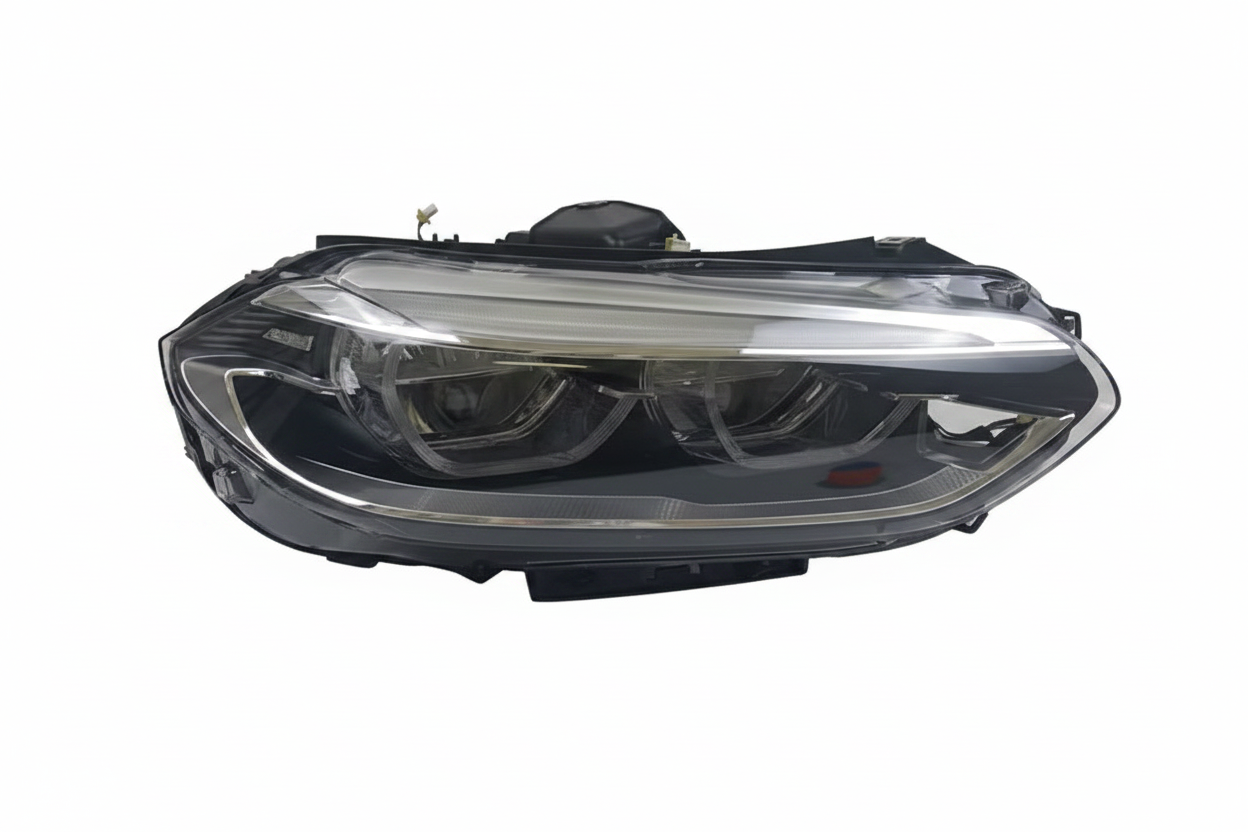 Complete Headlight Set Left 63117466503 & Right 63117466504 Compatible With BMW For 1 Series F52
