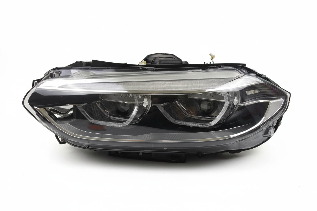 Complete Headlight Set Left 63117466503 & Right 63117466504 Compatible With BMW For 1 Series F52