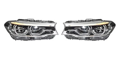 Complete Headlight (Low) Assembly Left 63117458883 & Right 63117458884 Compatible With BMW G30 2017-2020