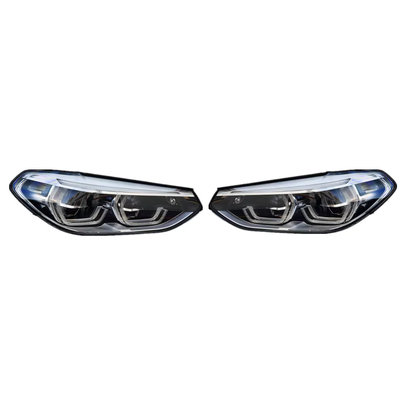 Complete Headlight Assembly Left 63117466119 & Right 63117466120 Compatible With BMW X3 G01 (2016-2018)