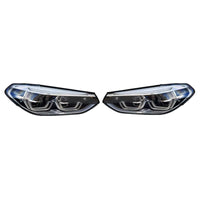 Complete Headlight Assembly Left 63117466119 & Right 63117466120 Compatible With BMW X3 G01 (2016-2018)